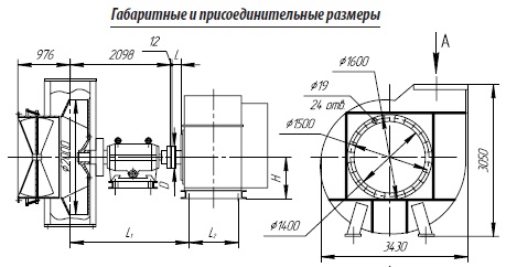 Кинематическая схема дымососа